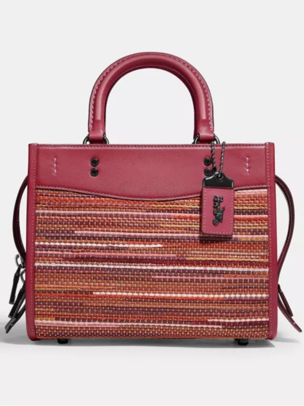 NWT Coach Rogue 17 in Upwoven Leather